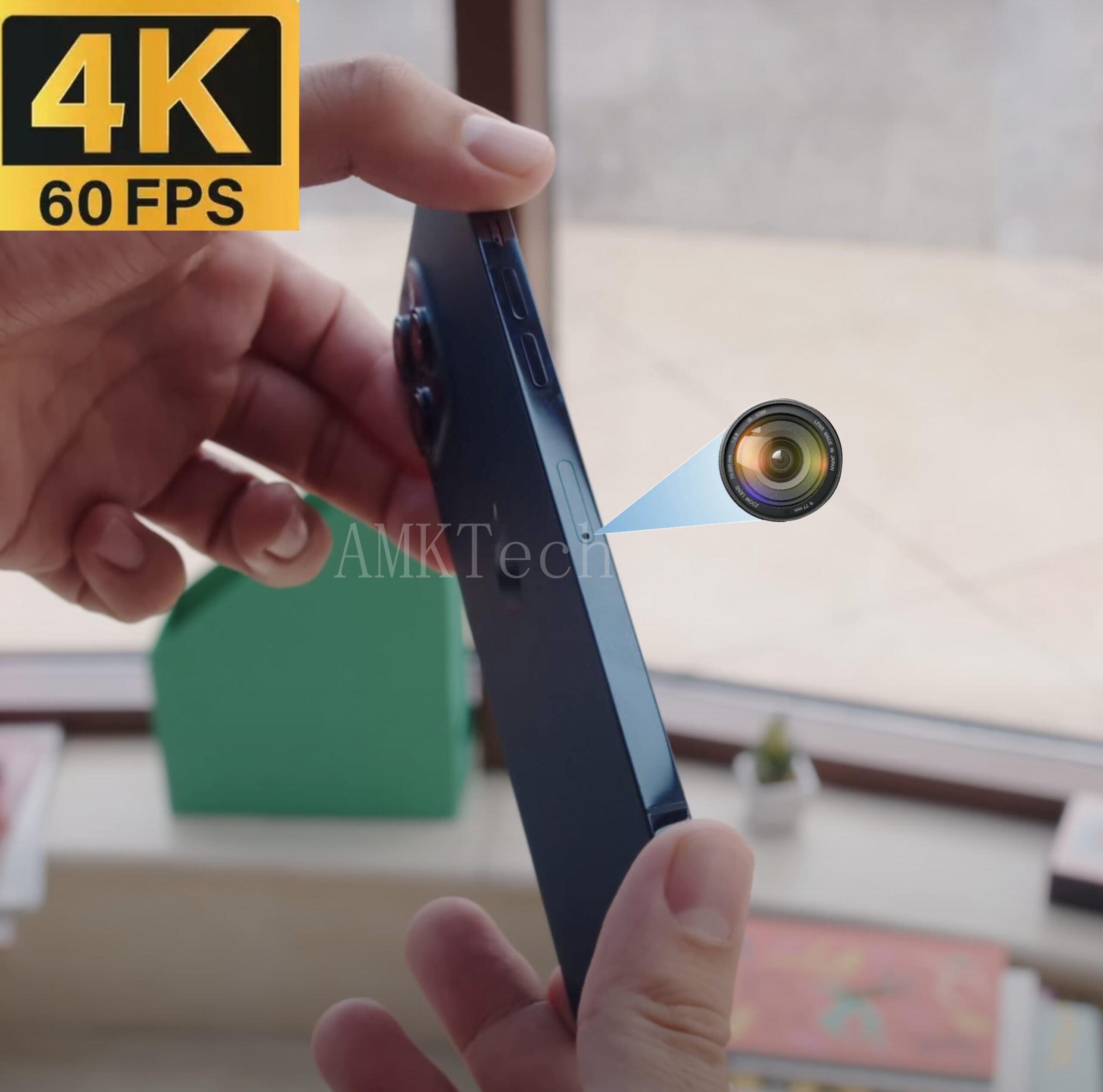 iPhone 12 Pro Max Hidden Spy Camera – Ultra-Discreet 4K Recording