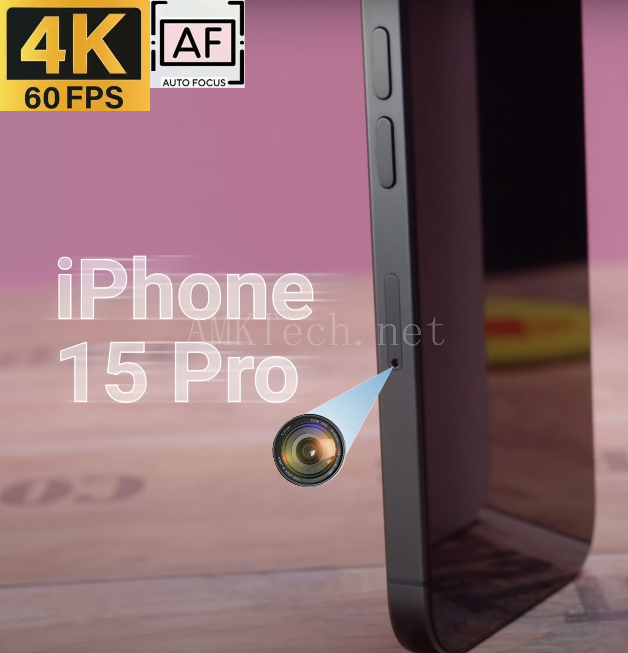 iPhone 15 Pro Hidden Spy Camera Phone – 4K Stealth Recording