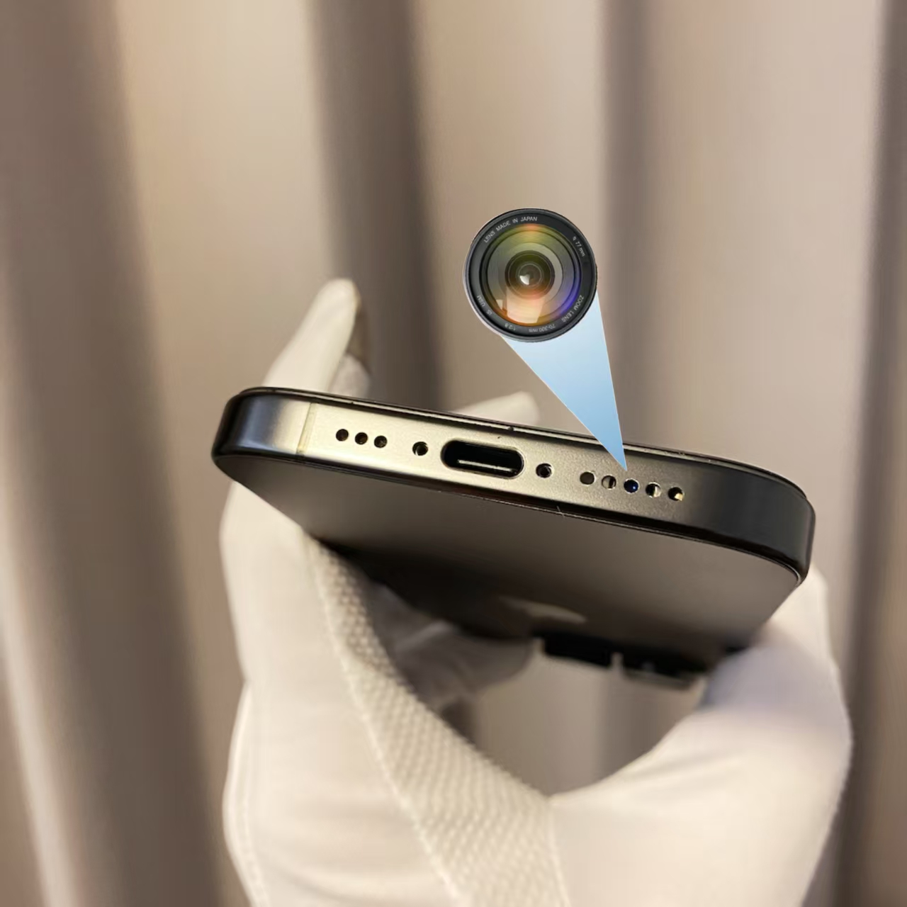 iphone 16 pro hidden camera inside the phone